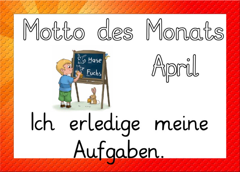 Motto des Monats März 2021