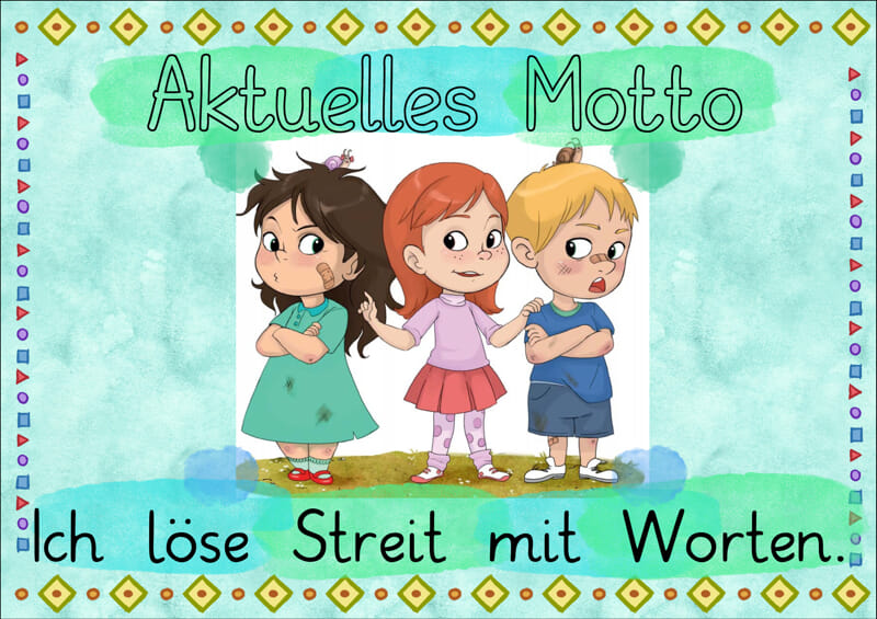 Motto ab November 2022 - Ich löse Streit mit Worten.